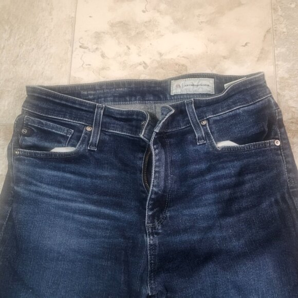 Adriano Goldschmied AG Farrah Skinny in Valt High Rise Blue Jeans 28R - Picture 2 of 13